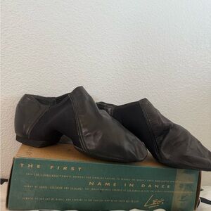 Black Jazz Dance Shoes Size 11.5